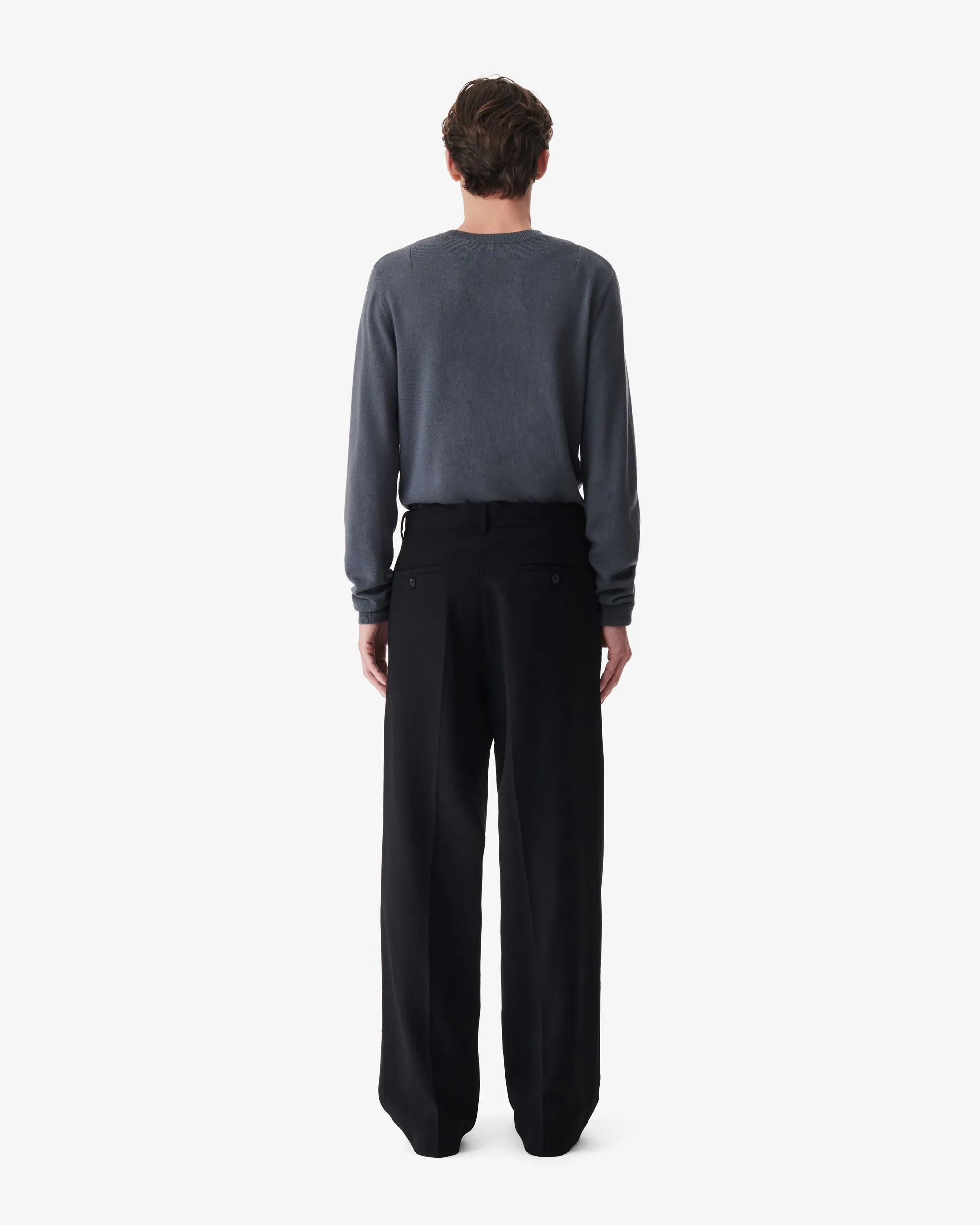 PANTALONI IN LANA VIRGO