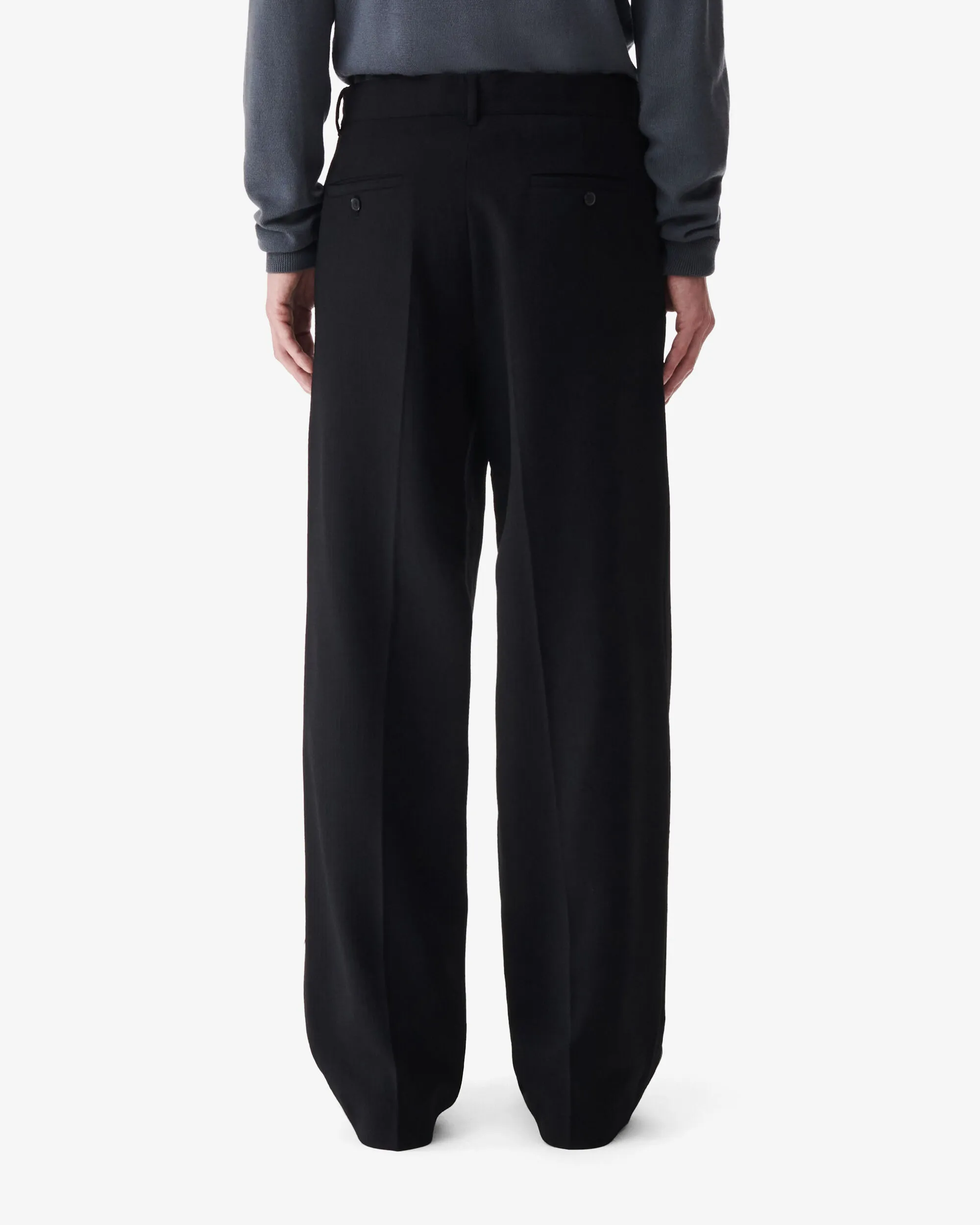 PANTALONI IN LANA VIRGO