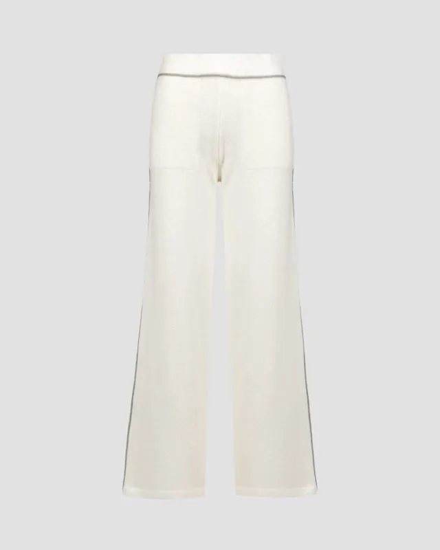Pantaloni in maglia con lana da donna Deha