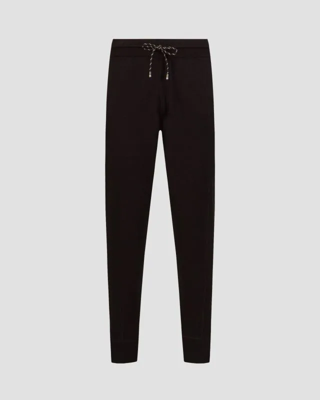 Pantaloni in maglia con lana Hugo Boss Onestino