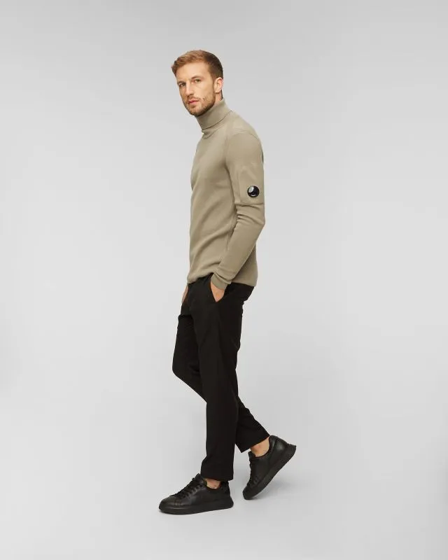 Pantaloni neri in lana da uomo Dondup Pantalone Dom