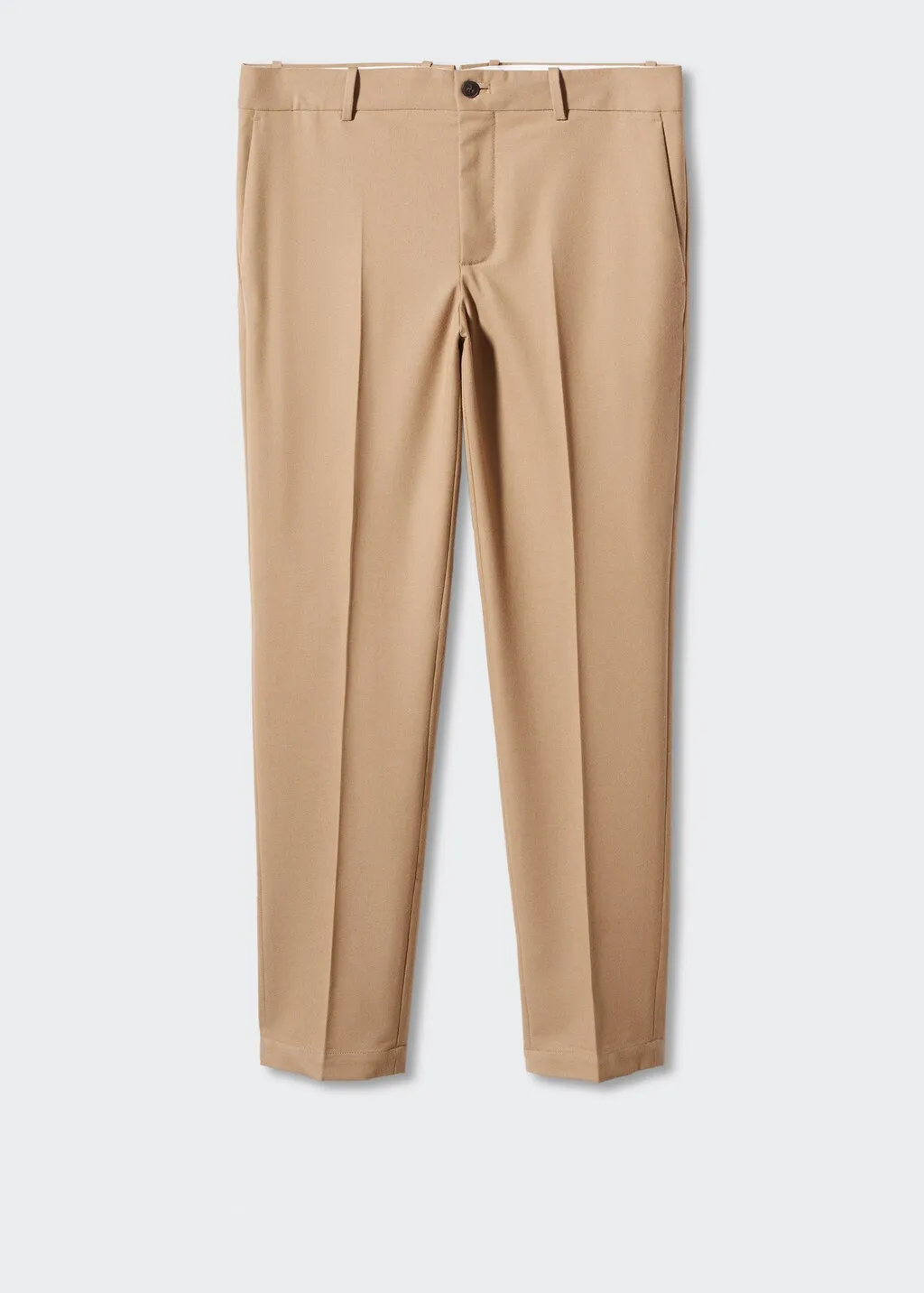 Pantaloni slim fit lana