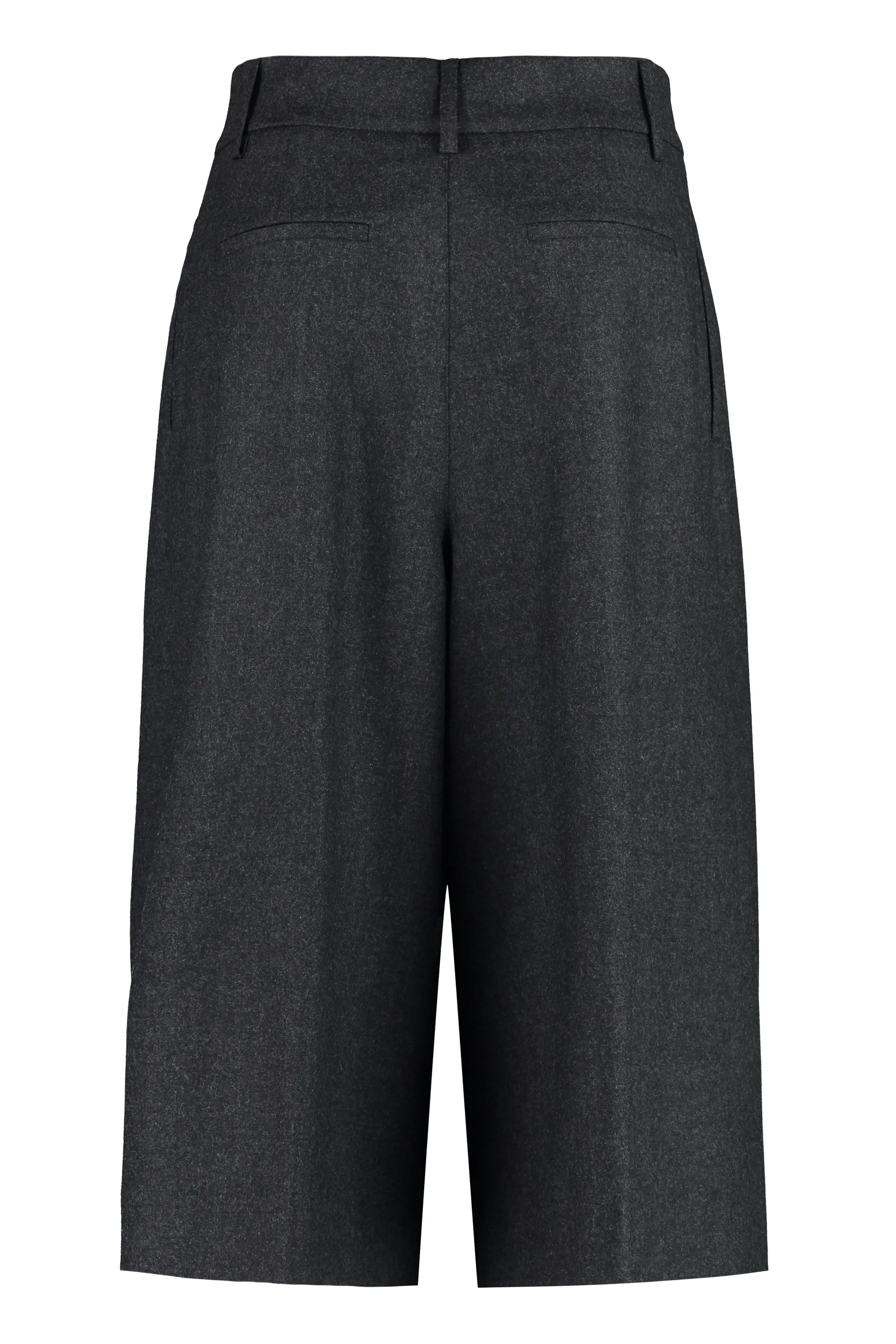 Parosh Pantaloni cropped in lana