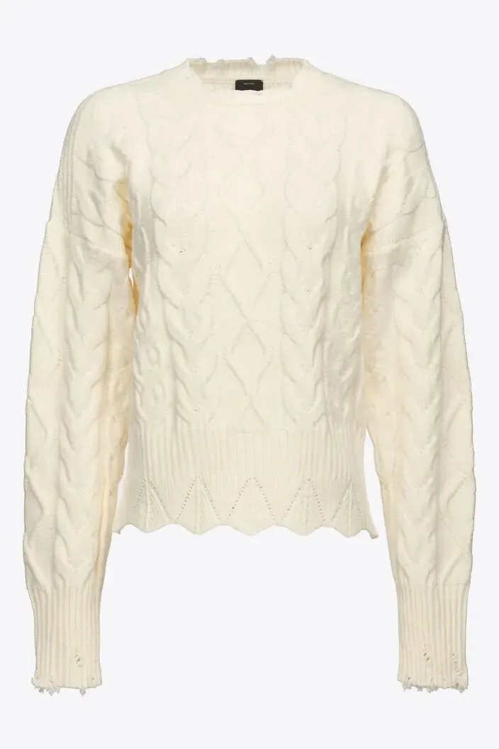 PINKO Pullover a maxi trecce
