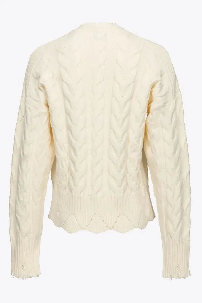 PINKO Pullover a maxi trecce