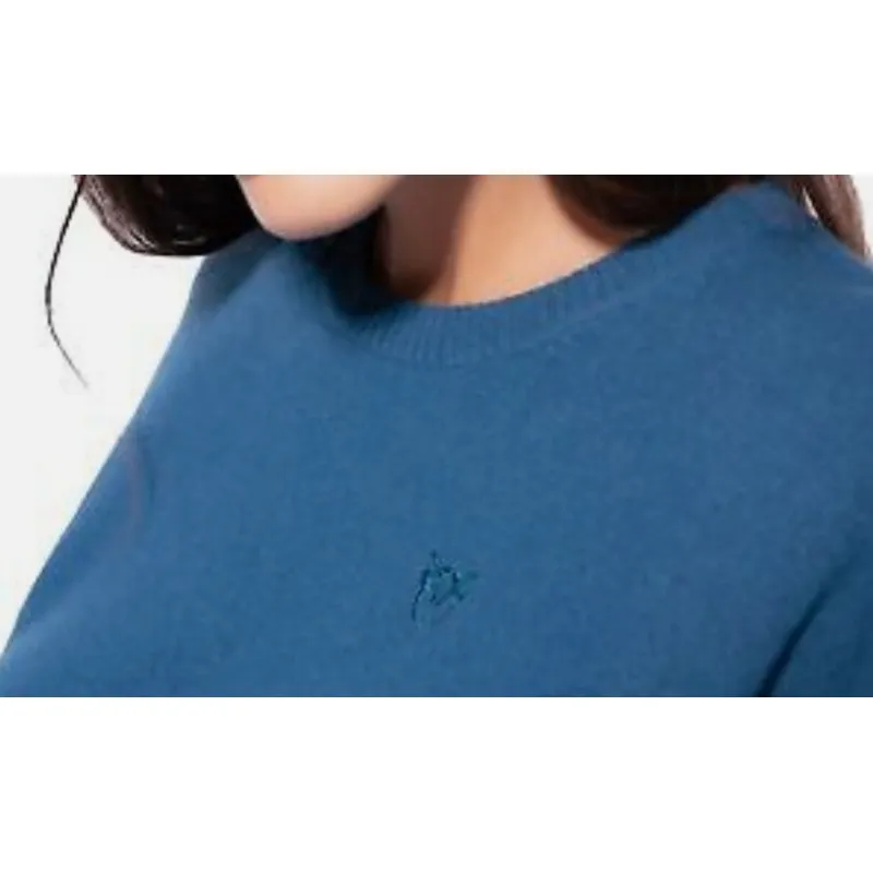 PINKO pullover FRIBEE 4 in puro cashmere BLUE