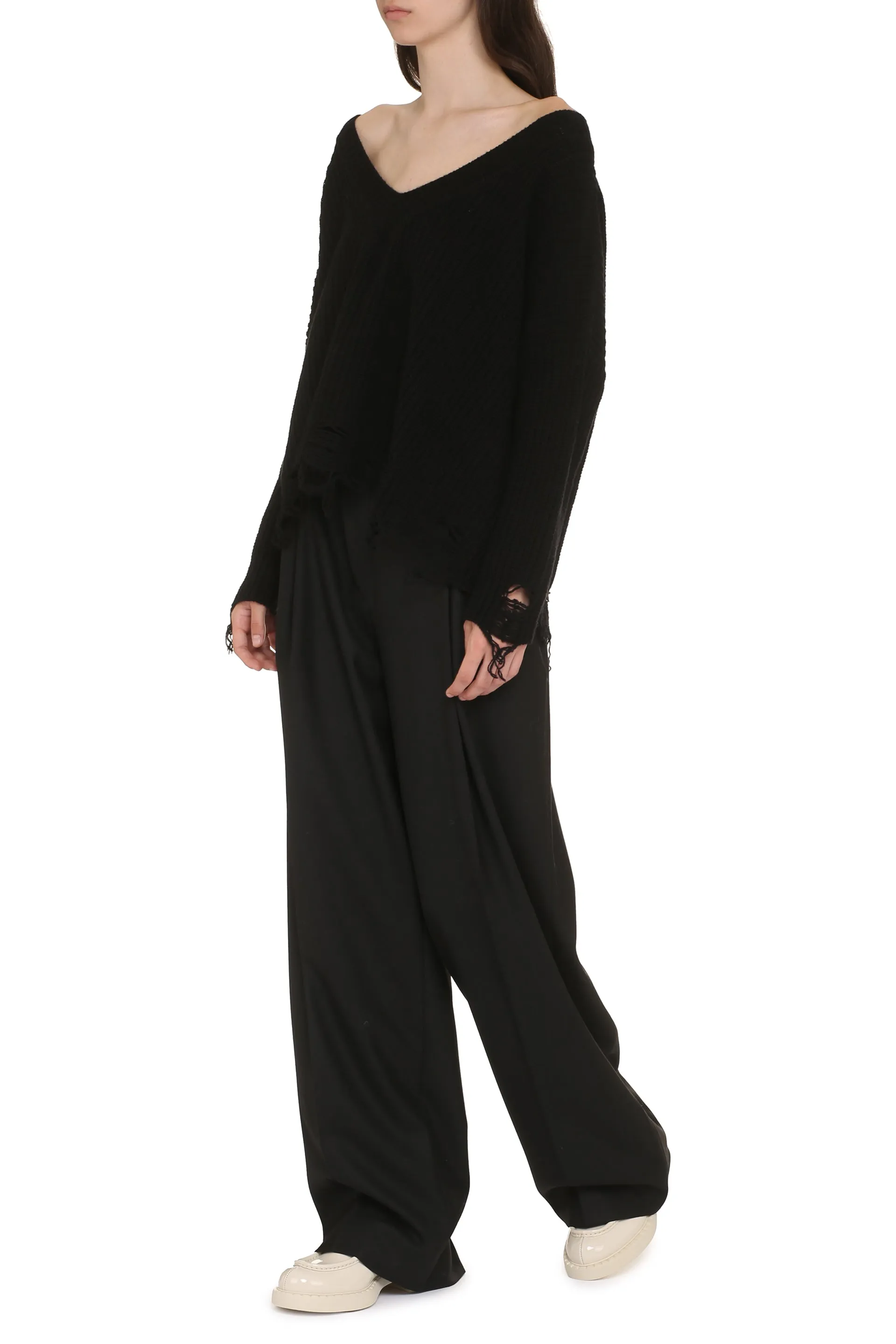 Pinko Pullover Ostrica in lana