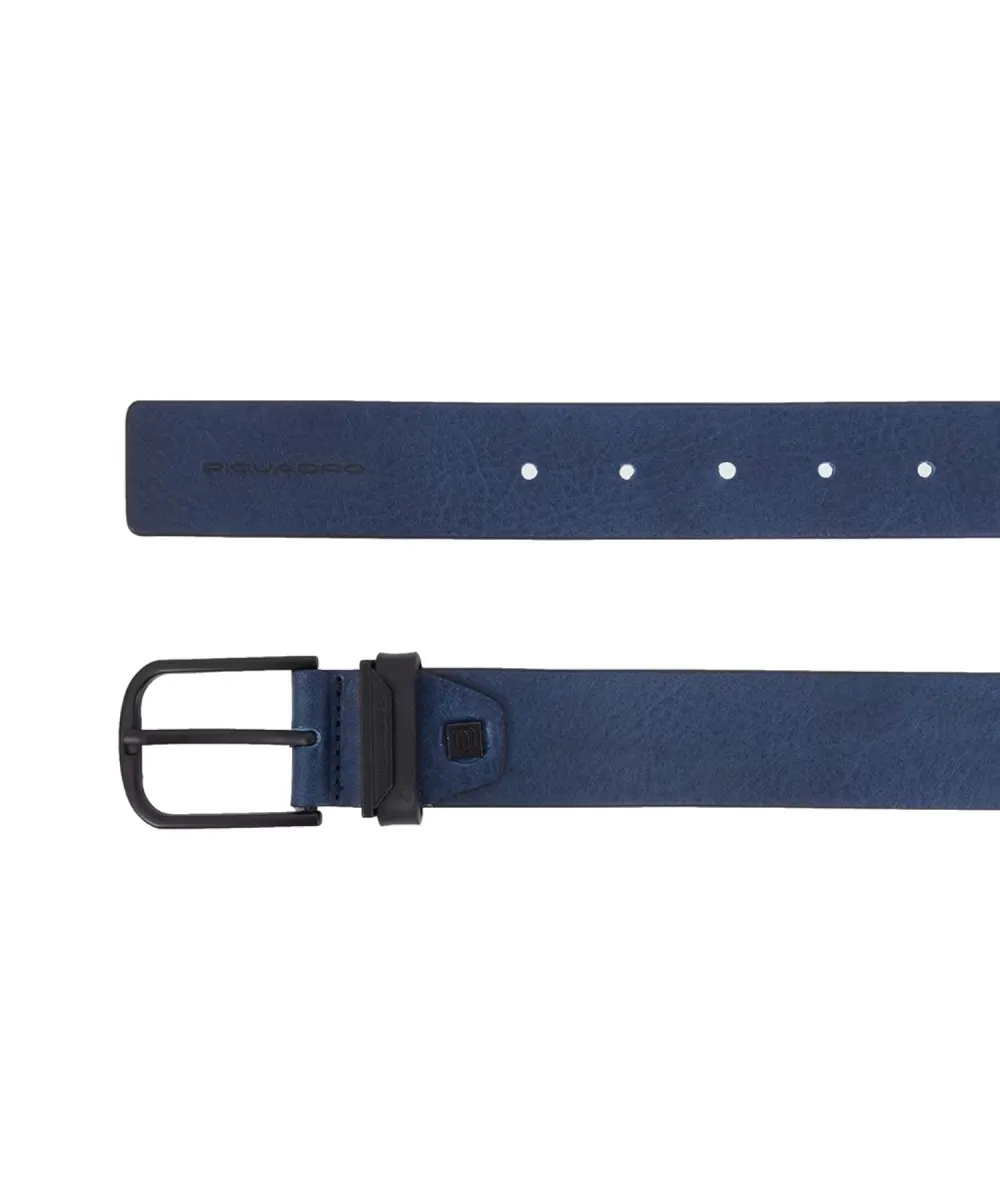 Piquadro Harper cintura in pelle blu