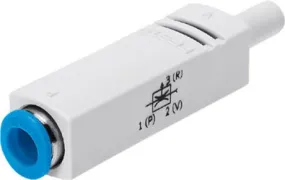 Pompa per vuoto Festo VN-07-M-I2-PQ1-VT1, Ø ugello 0.7mm, pressione vuoto max 5.8bar, aspirazione max 13.5L/min,