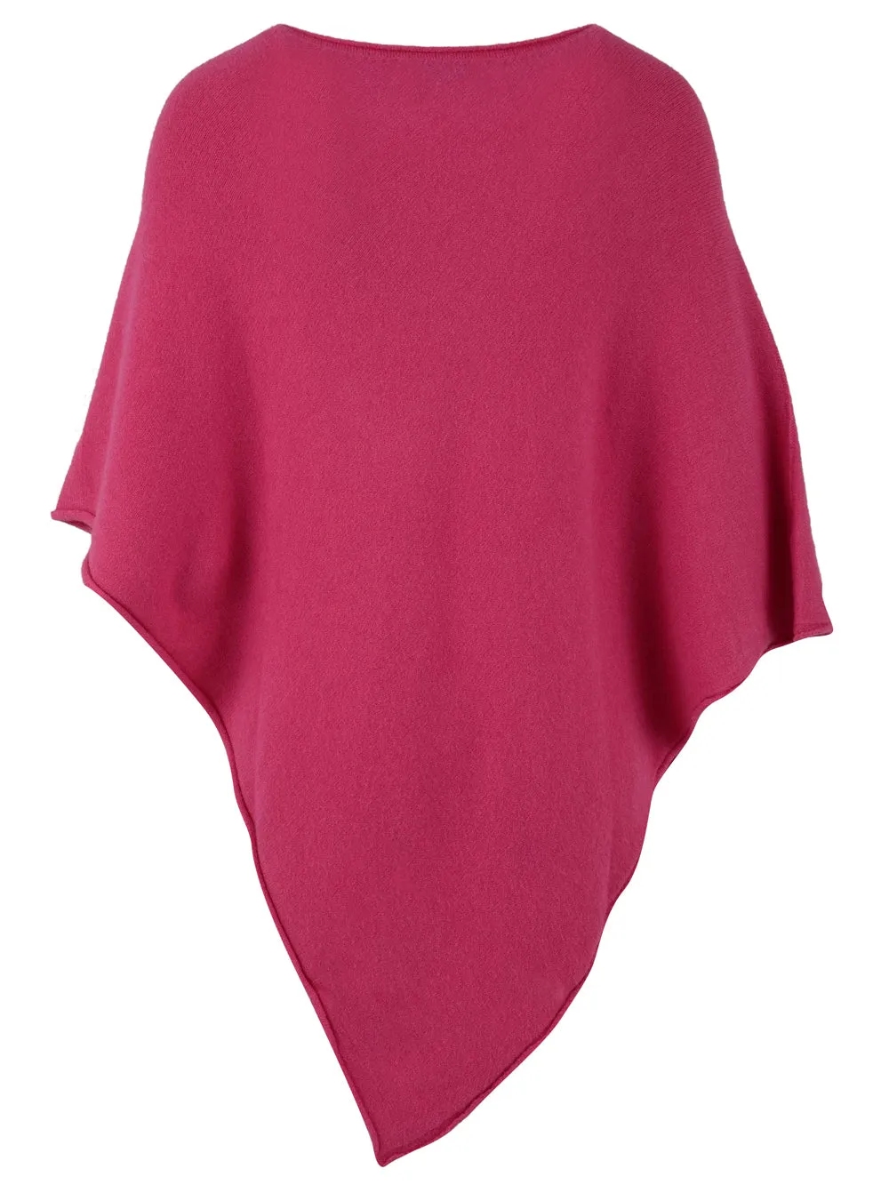 Poncho Donna granato scollo tondo