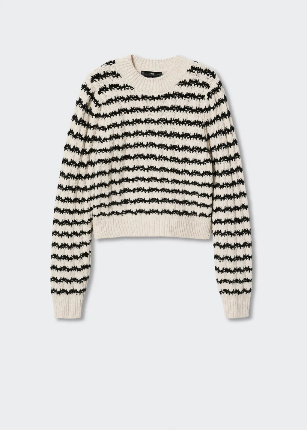 Pullover trecce righe