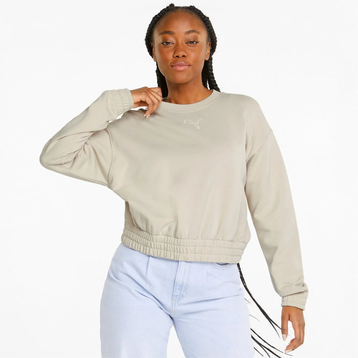Puma Sweatshirt Her Crew TR 847094 64 putty