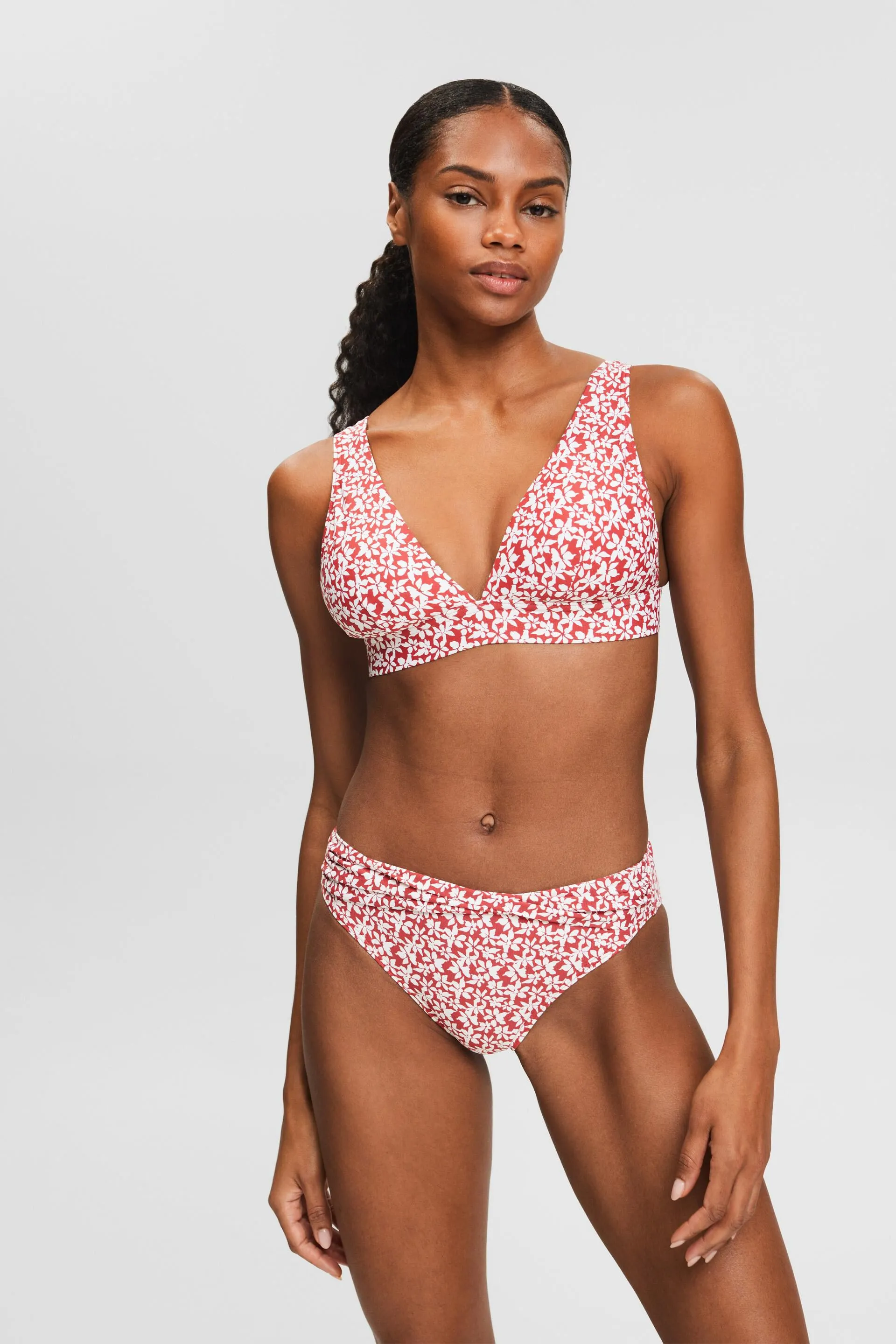Reggiseno da bikini imbottito con stampa
