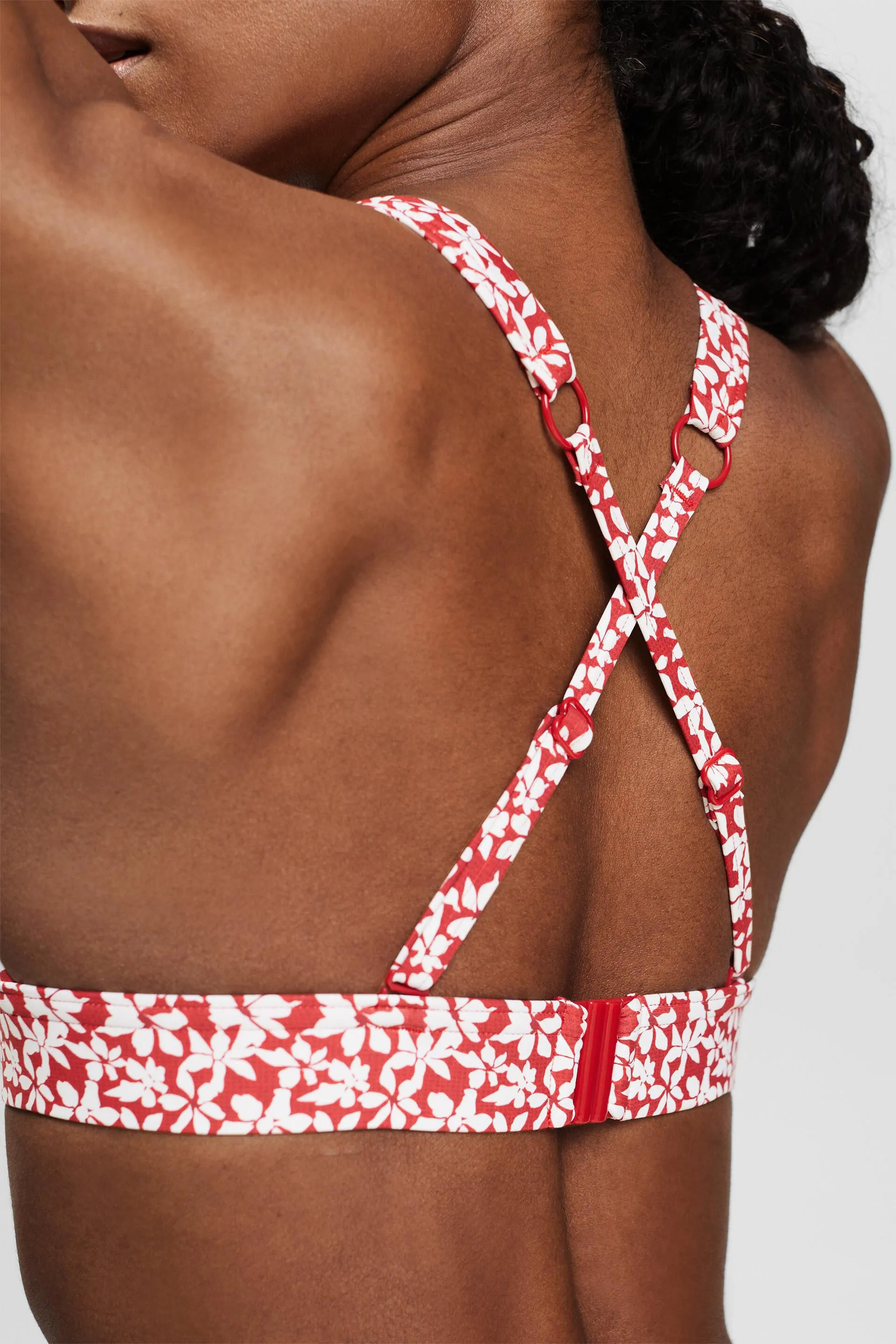 Reggiseno da bikini imbottito con stampa