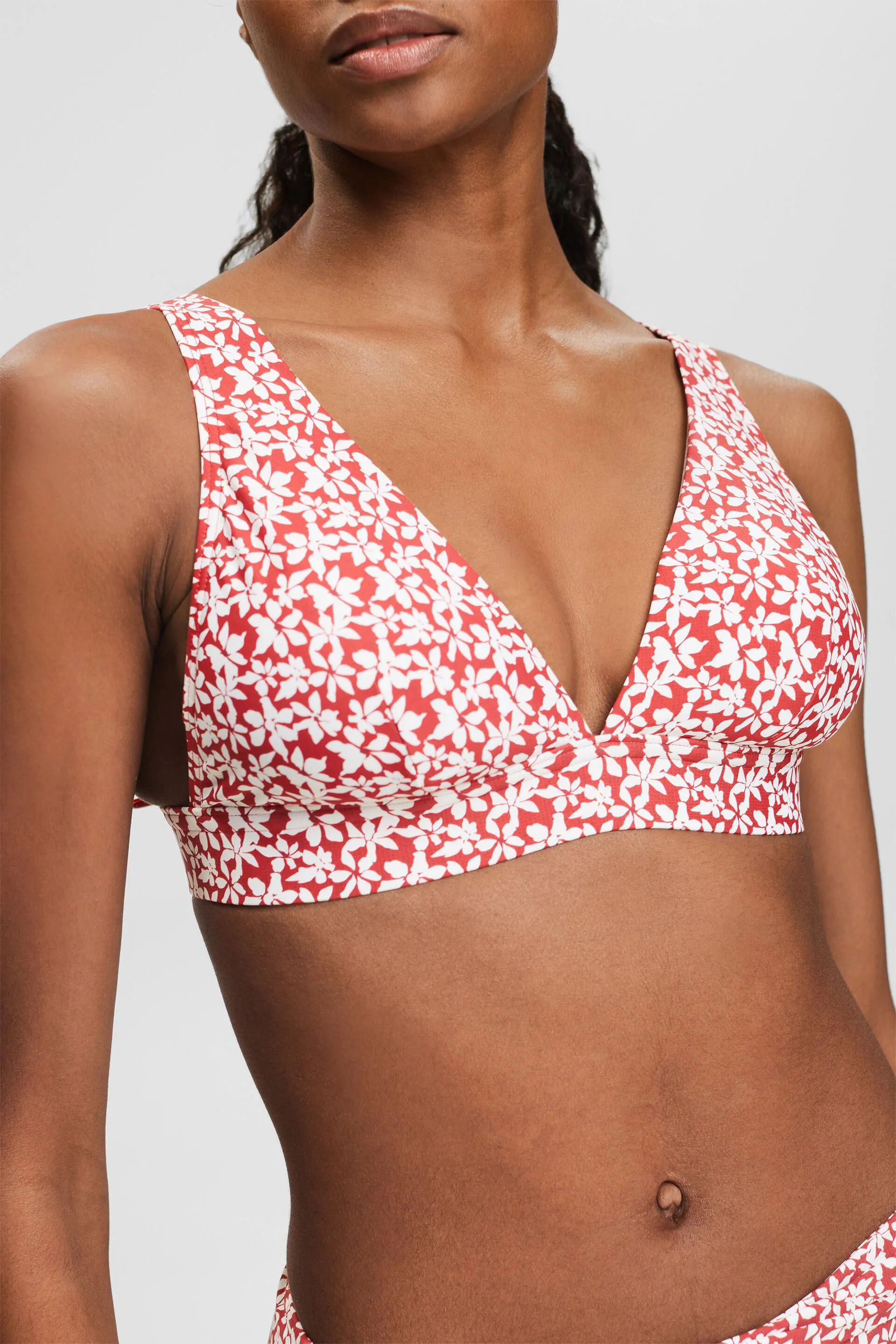 Reggiseno da bikini imbottito con stampa