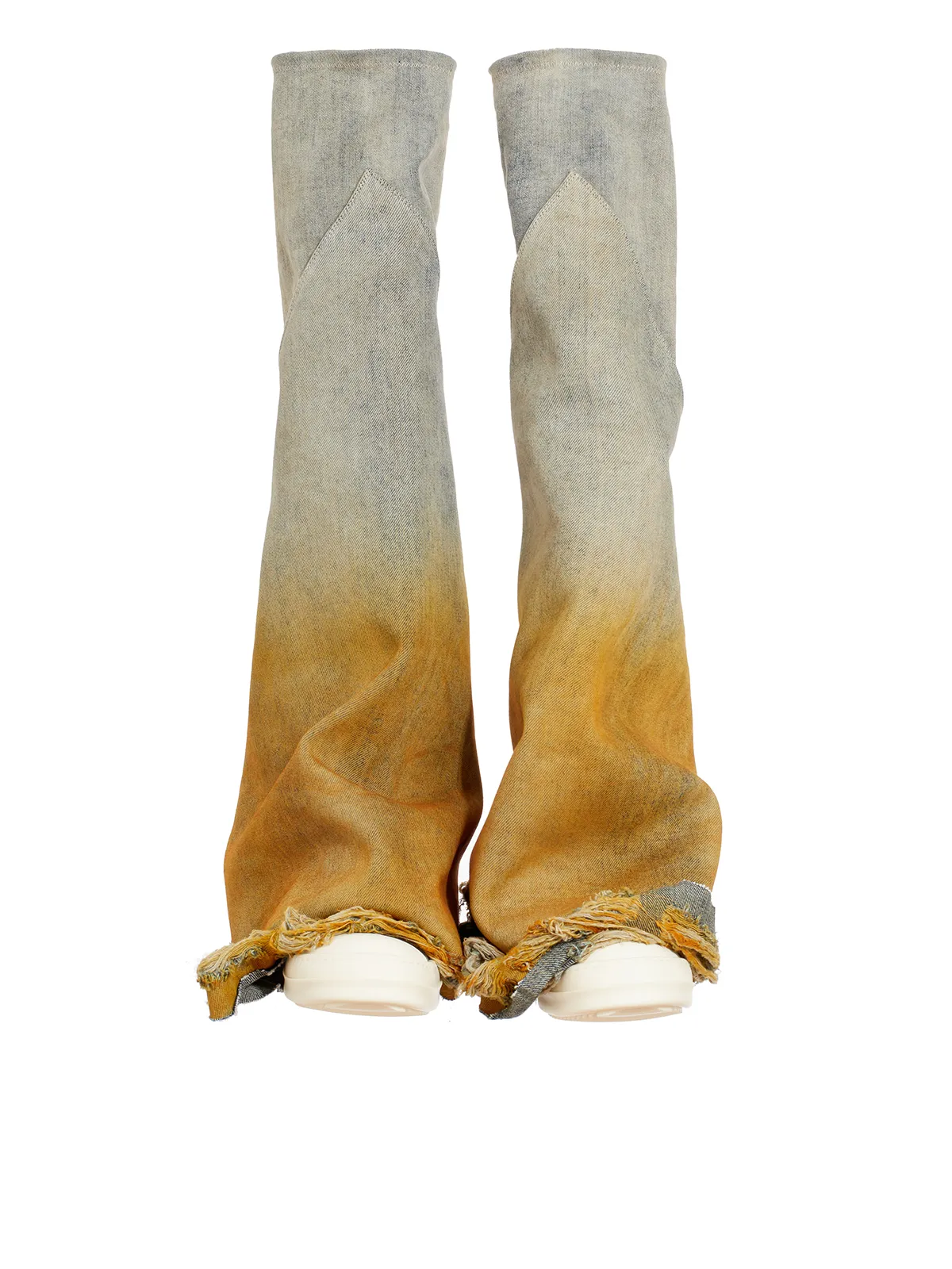 RICK OWENS DRKSHDW  STIVALE IN DENIM FETISH 