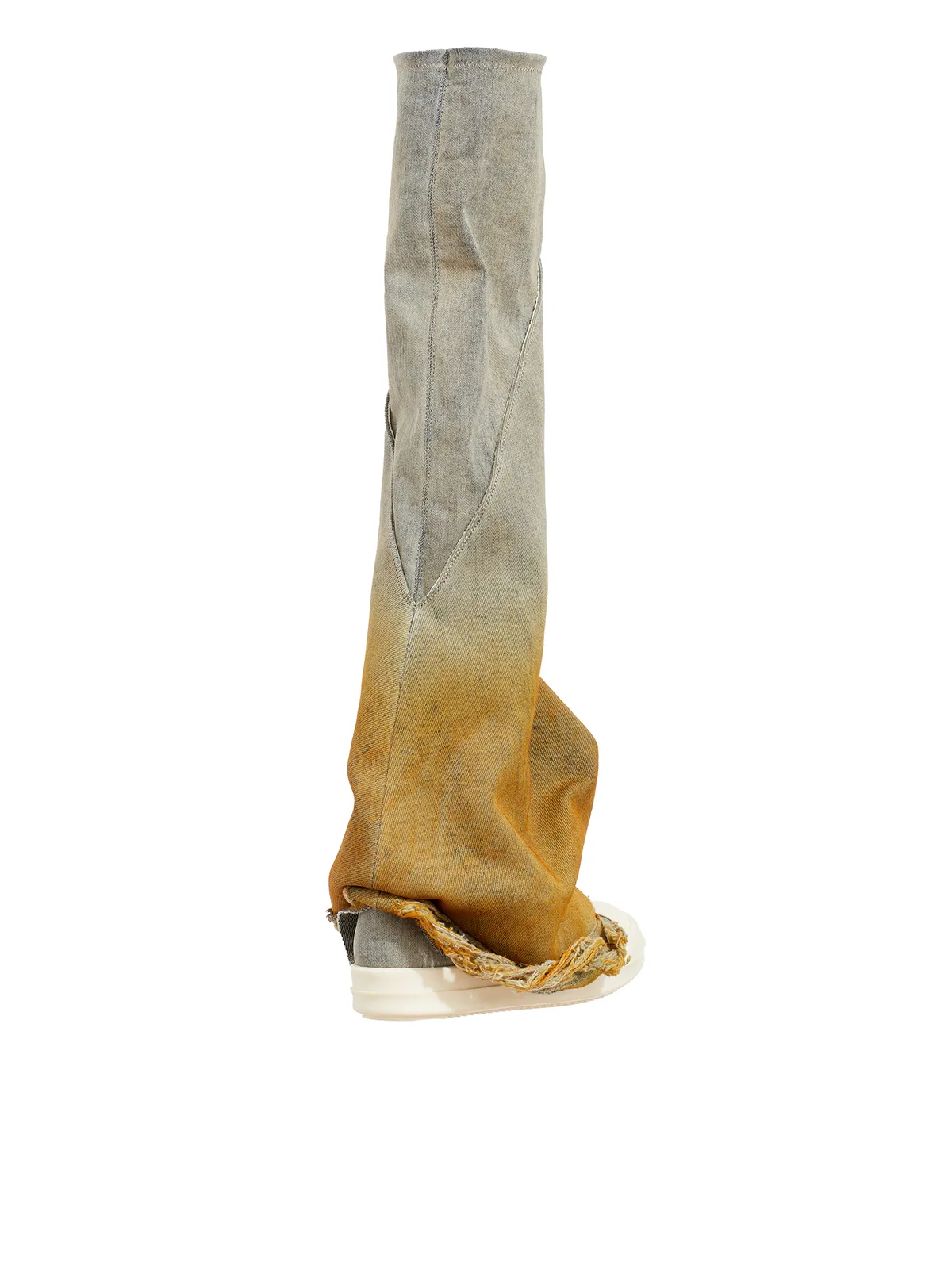 RICK OWENS DRKSHDW  STIVALE IN DENIM FETISH 