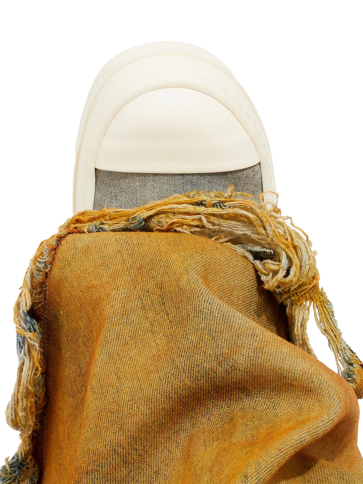 RICK OWENS DRKSHDW  STIVALE IN DENIM FETISH 
