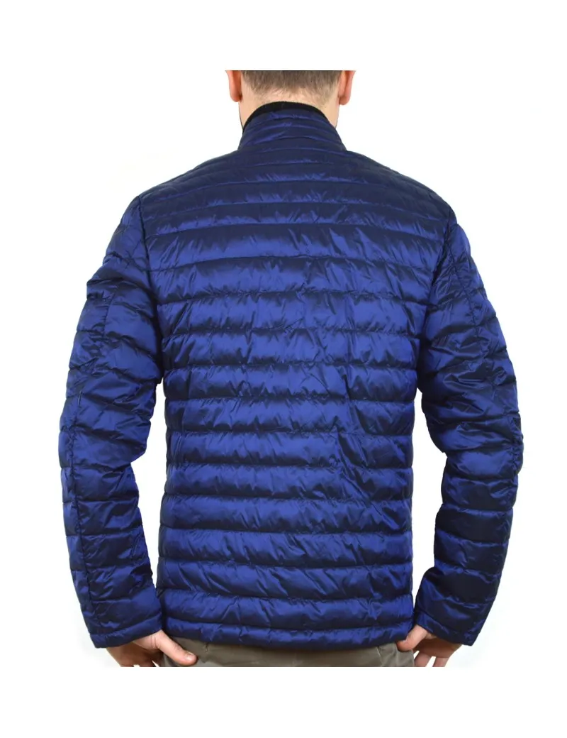 ROMEO GIGLI piumino corto ecopiuma blu royal lucido primavera/estate