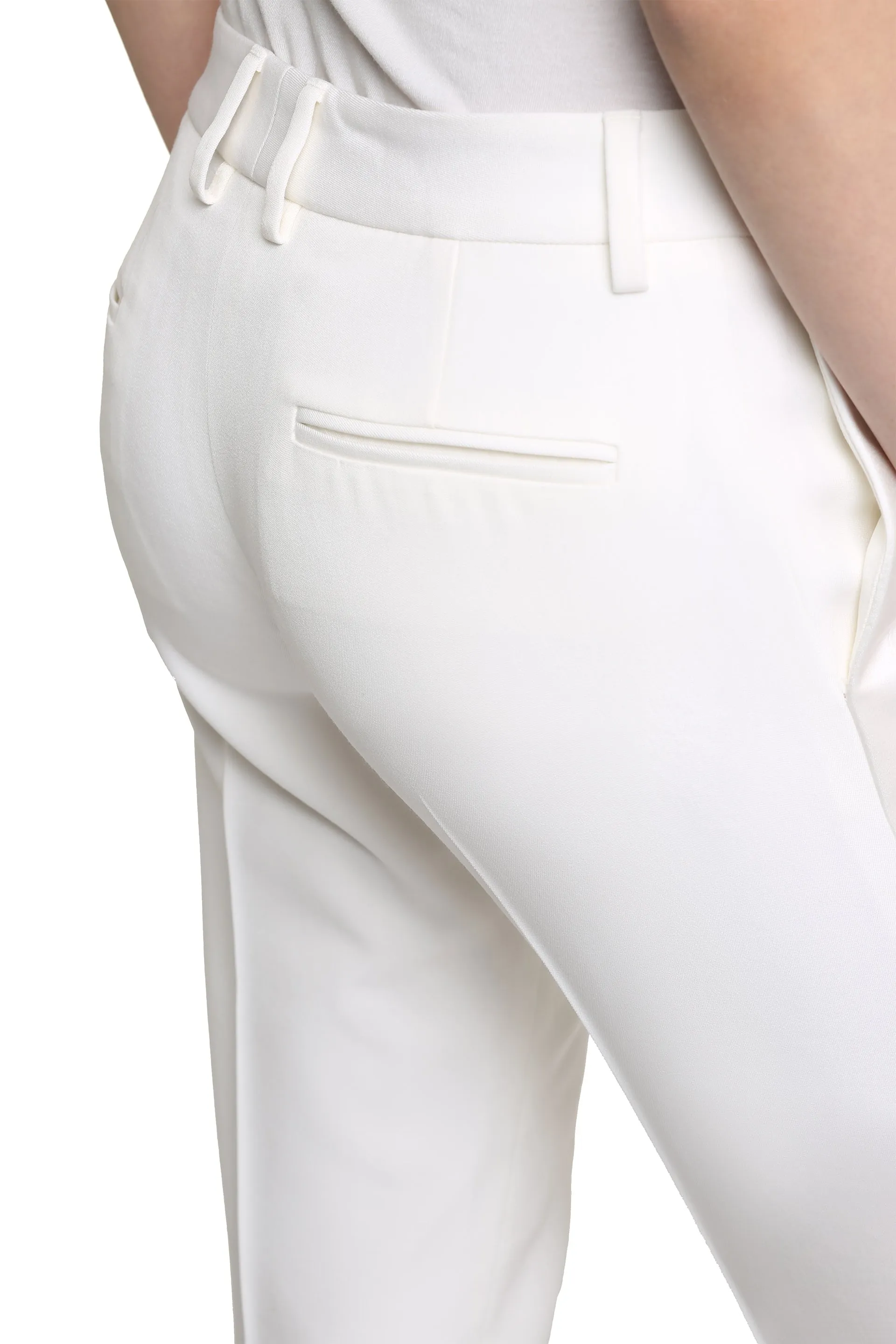 Saint Laurent Pantaloni in lana stretch