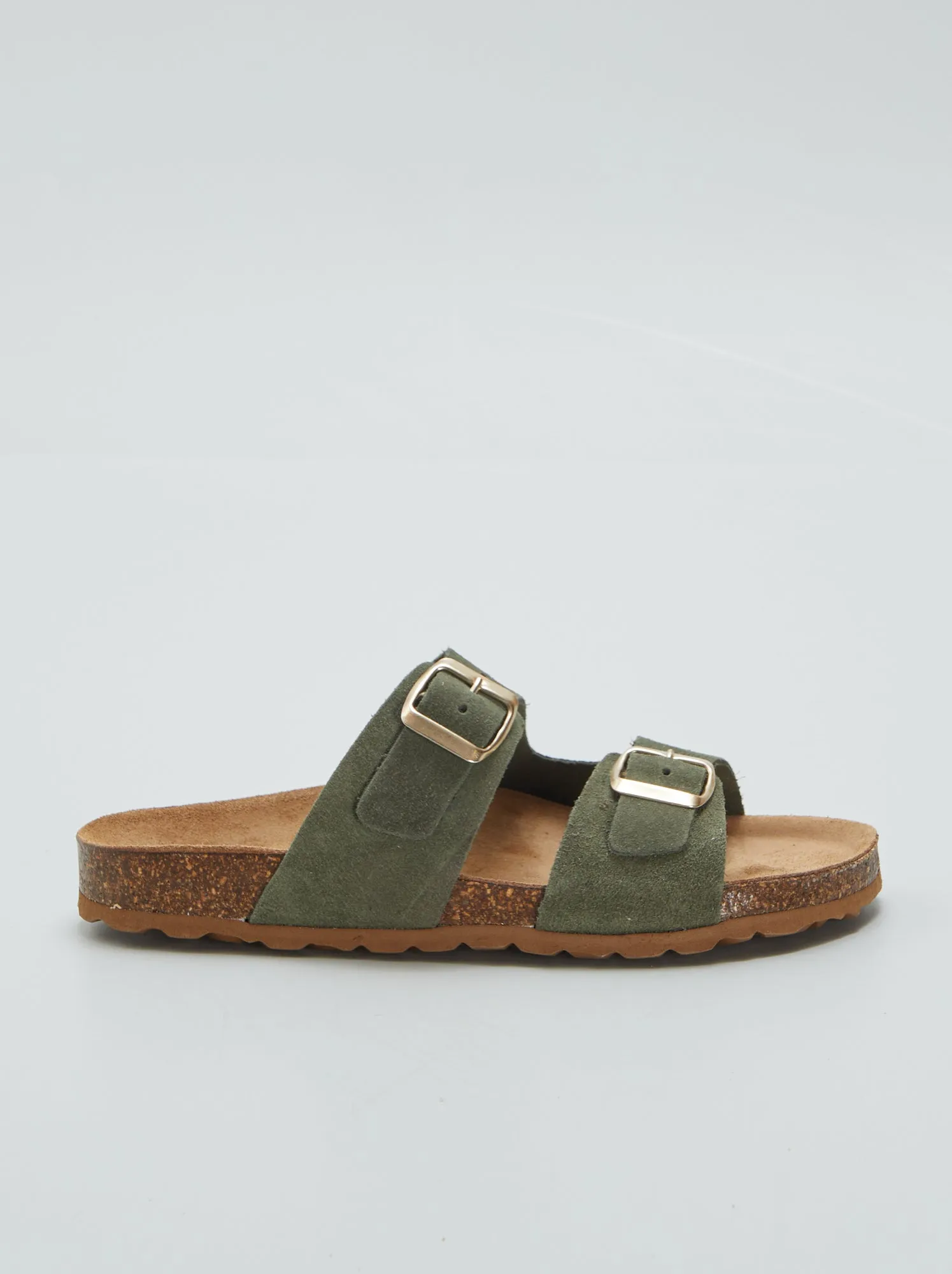 Sandali con doppio cinturino - VERDE