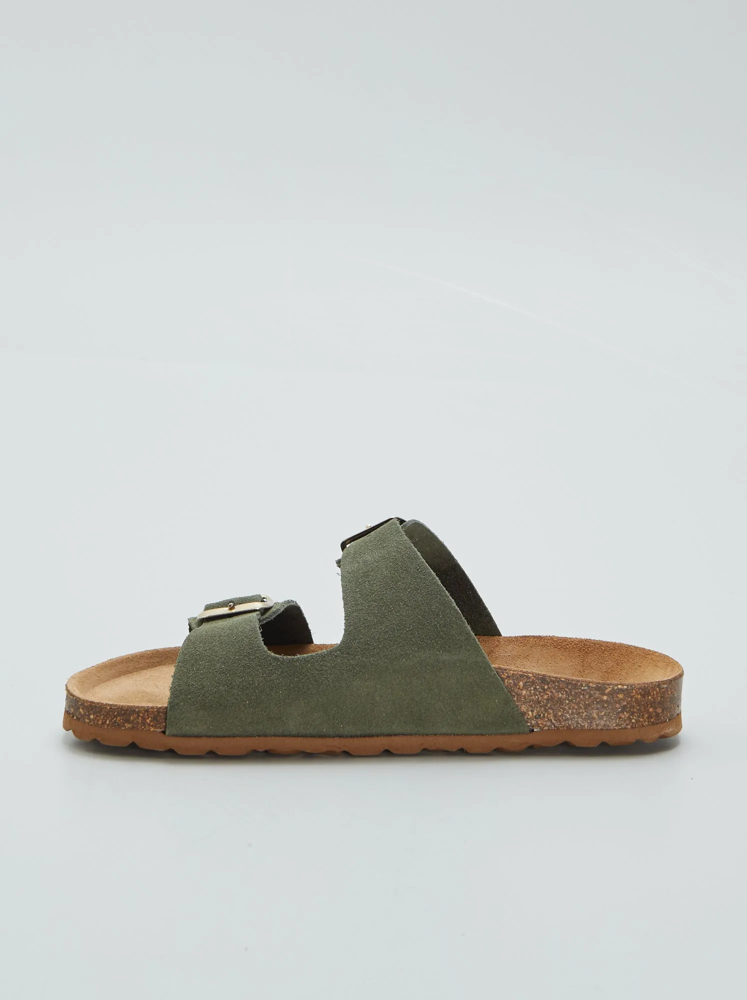 Sandali con doppio cinturino - VERDE