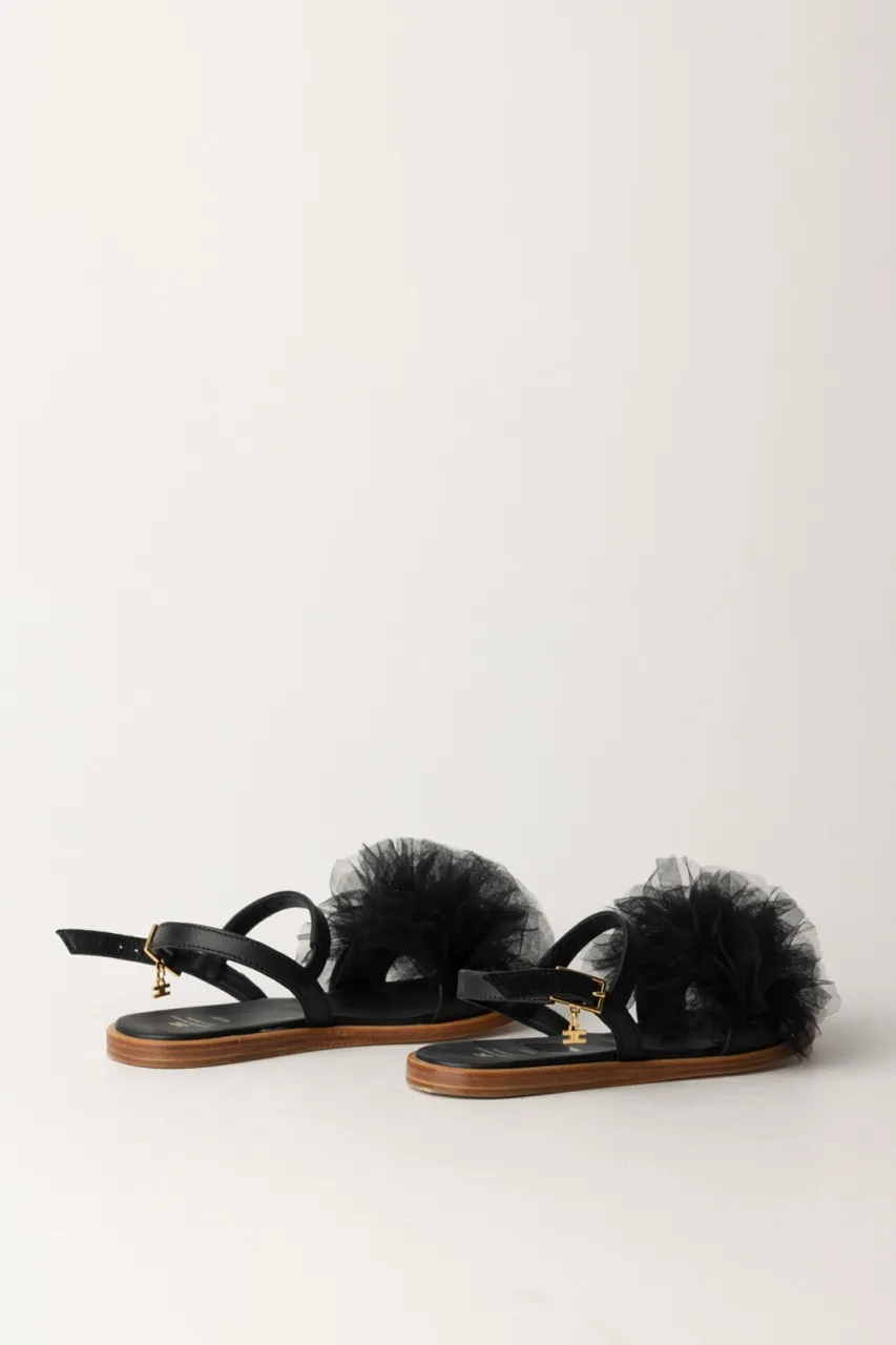 Sandali Flat Black
