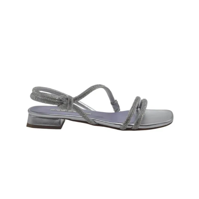 SANDALI FLAT CON STRASS DA DONNA ALBANO