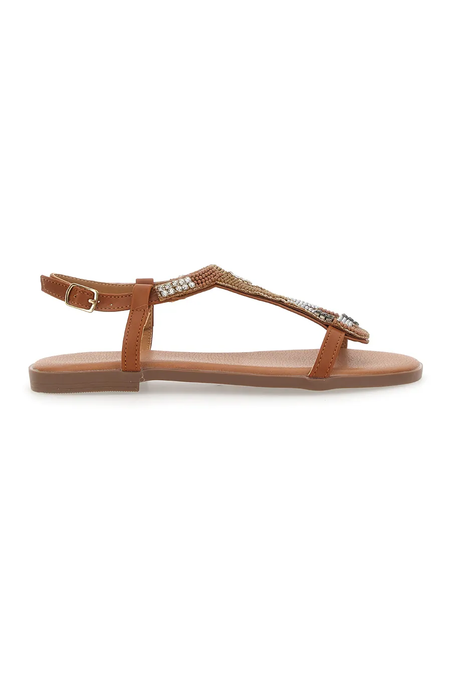 Sandali Flat Mon Dieu 20207 Cognac