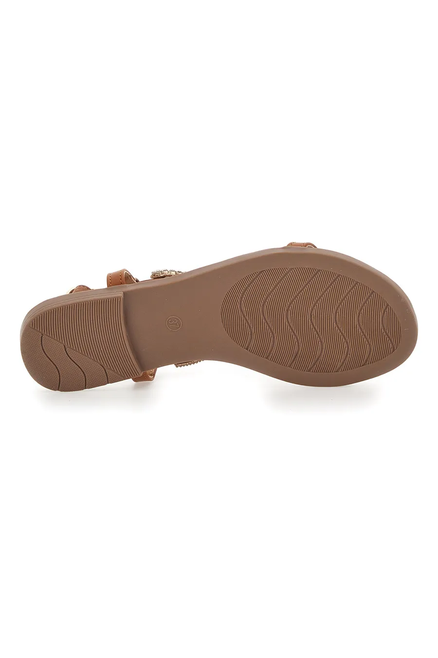 Sandali Flat Mon Dieu 20207 Cognac