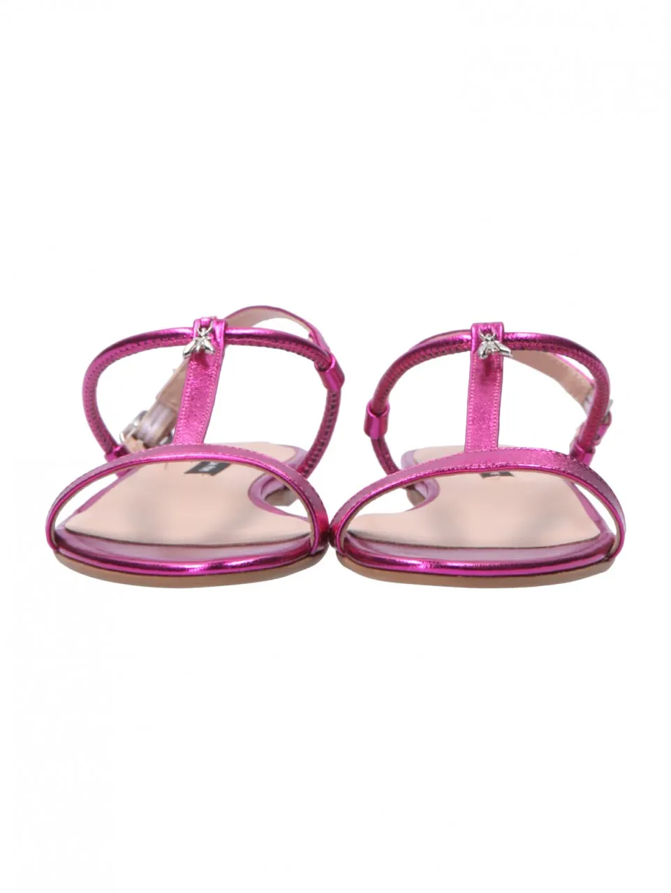 Sandali flat Orchid Metal
