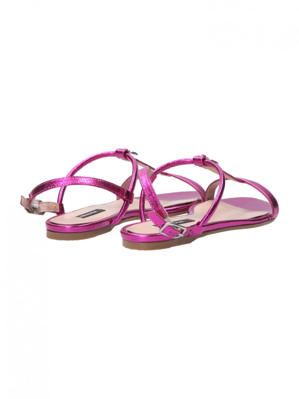 Sandali flat Orchid Metal