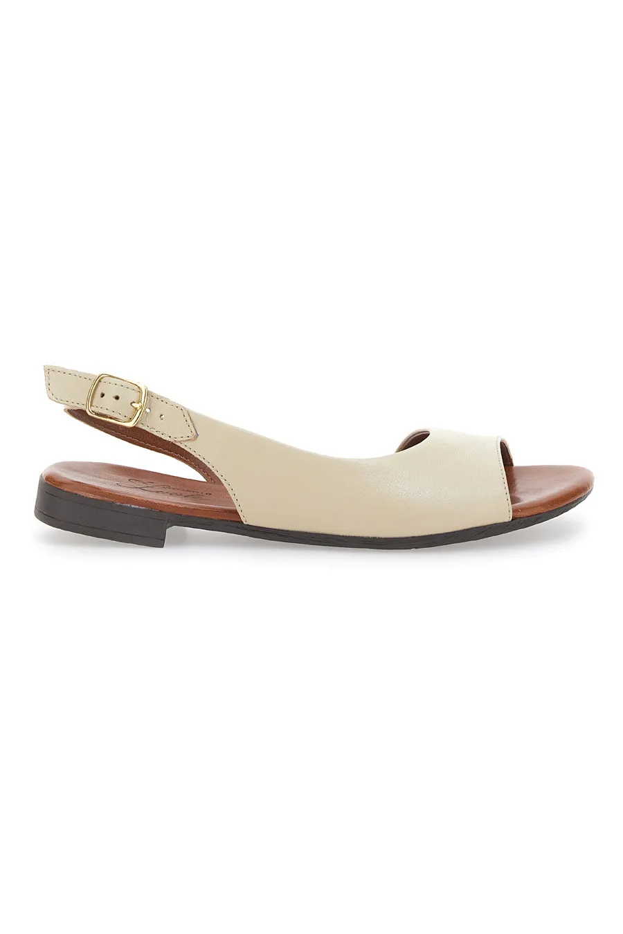 Sandali Flat Sand In Vera Pelle Pittarello Look 225110