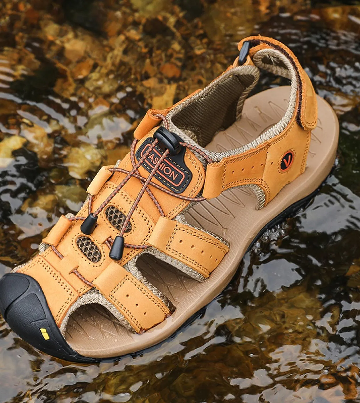Sandali gladiatore per uomo Scarpe estive da spiaggia allaperto Casual Taglie forti 38 48 Scarpe da ginnastica in pelle con dia