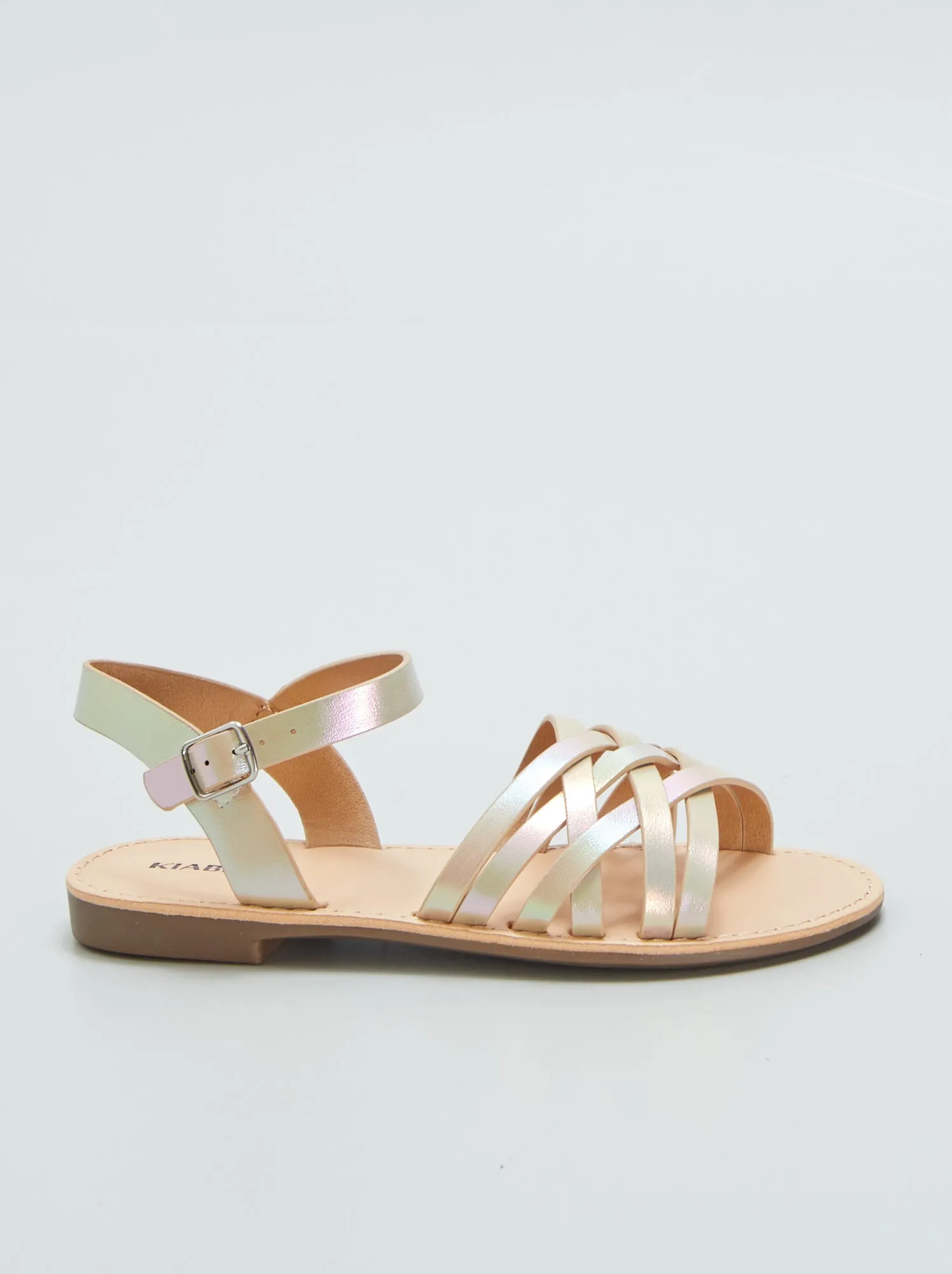 Sandali in similpelle - GIALLO