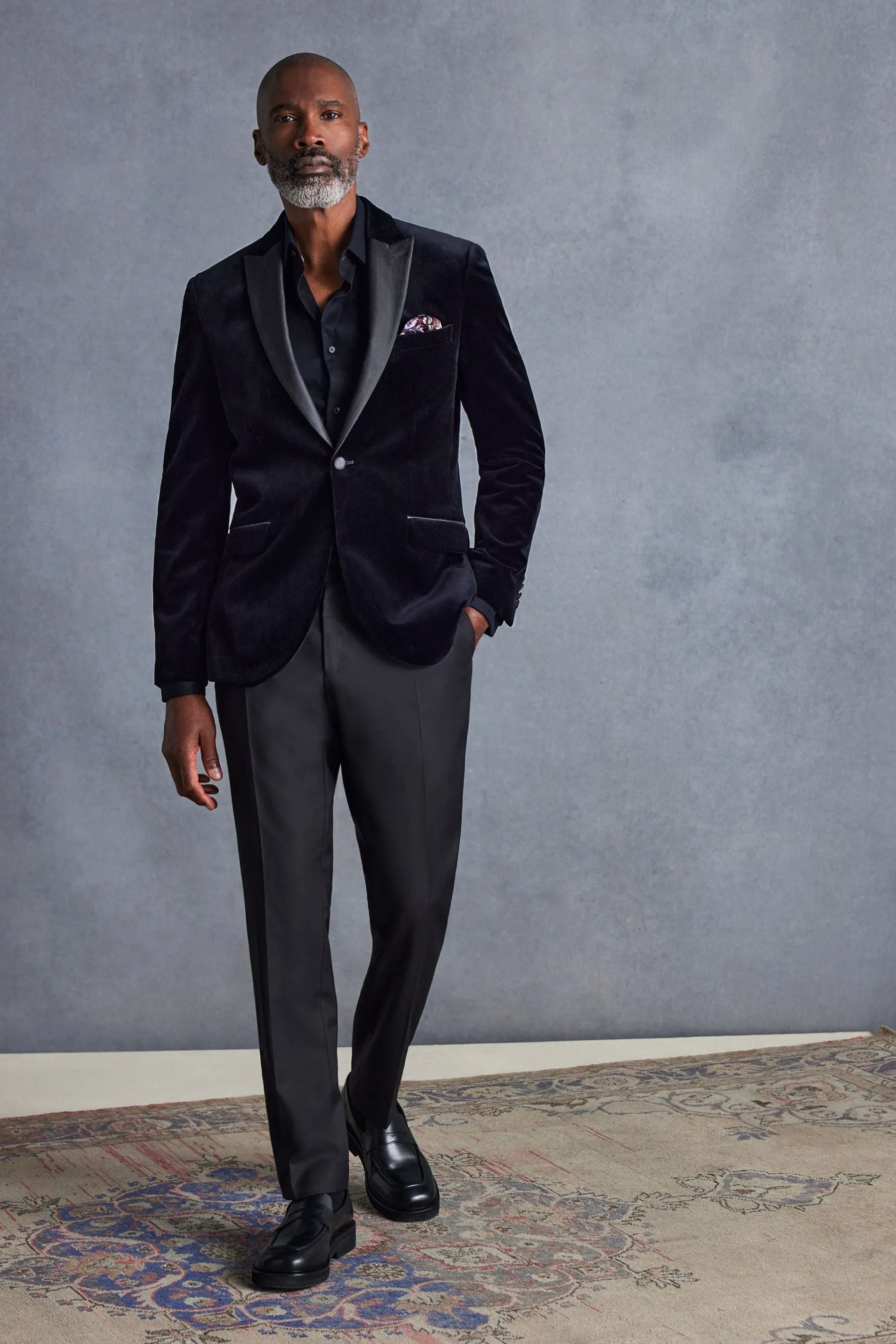 Signature Pontoglio - Blazer Vestibilità attillata / Slim velluto in tessuto italiano