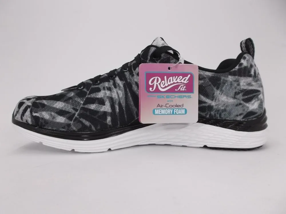Skechers women's sneaker Valeris Mai Tai 12222/BKW black-white