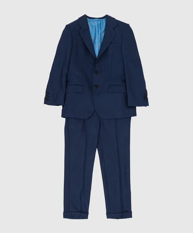 Stefano Ricci Abito in lana a righe per bambini Y1SF371900HC3570