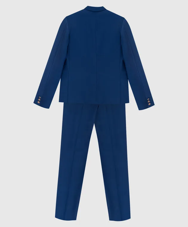 Stefano Ricci Abito in lana blu per bambini Y1SF371900W808