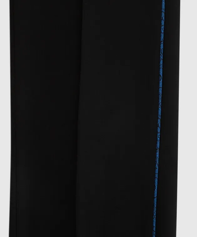 Stefano Ricci Pantaloni in lana per bambini con righe Y2T2600001T00061