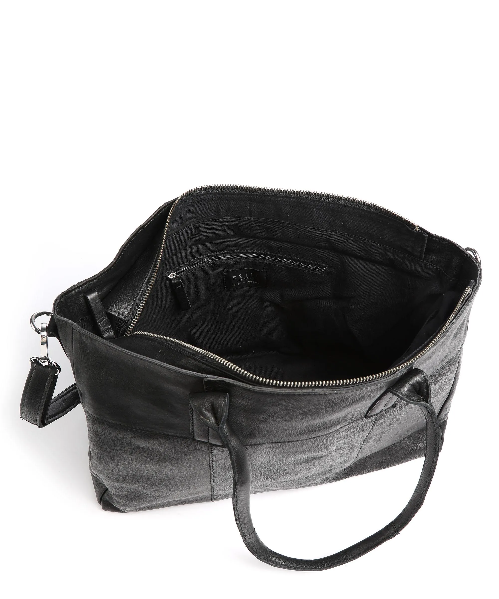  Still Nordic Basic Borsa shopper 13″ pelle bovina nero  