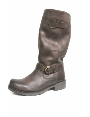 stivale artigianale linea venturi ingrassato marrone (Bikkemberg)