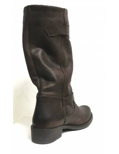 stivale artigianale linea venturi ingrassato marrone (Bikkemberg)