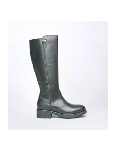 Stivale donna Nero Giardini nero 014095 cerniera tacco basso vera pelle
