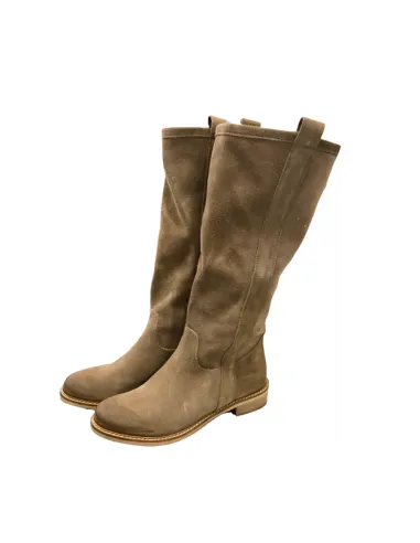 Stivale in camoscio Made in Italy l'Artigiano Toscano liea venturi
