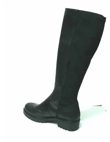 stivale pelle+elasticizzato Sogno di donna Made in italy