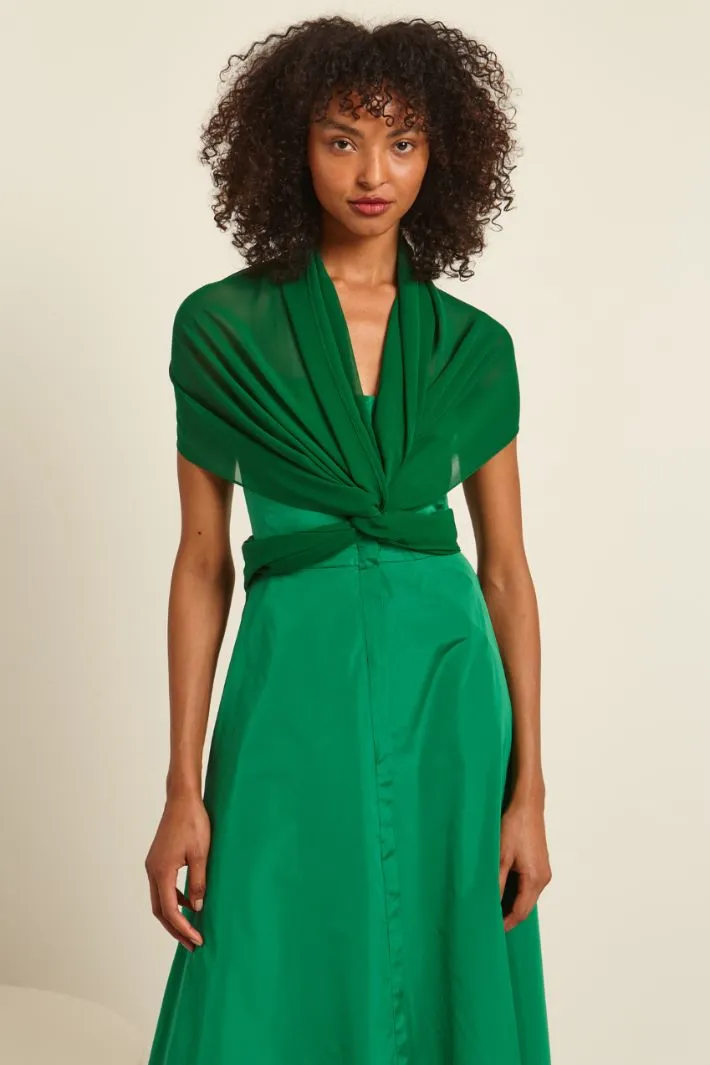 Stola in georgette di seta