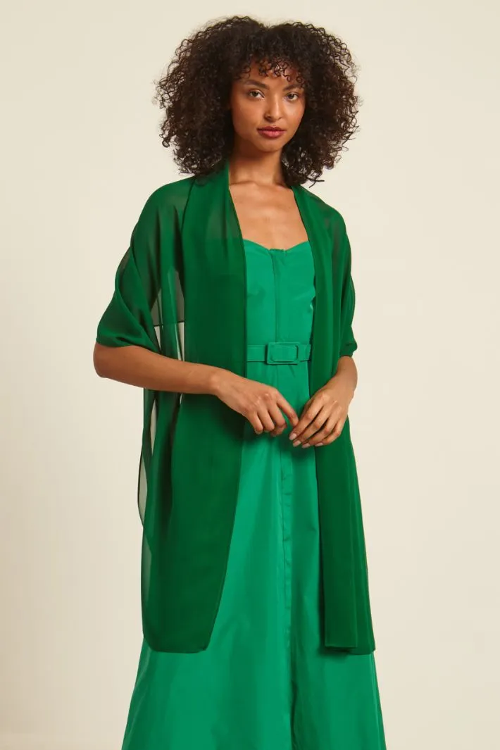Stola in georgette di seta