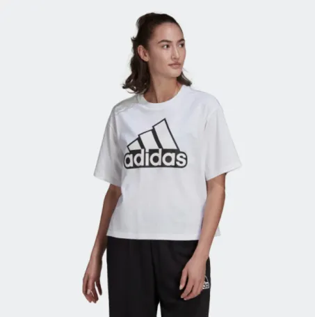 T-shirt Donna Essentials Logo Boxy HC9183 Bianco