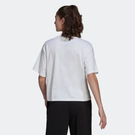 T-shirt Donna Essentials Logo Boxy HC9183 Bianco
